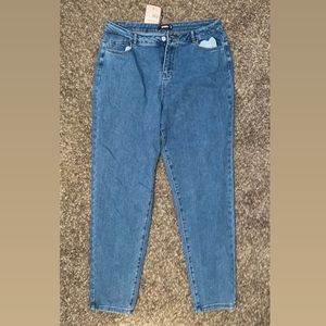 Misguided High Waisted Mom Jean Size 12 Long